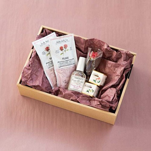 クシャットペーパー/無地スモーキーピンク−2×2