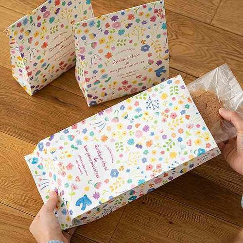 クレヨンフラワーペーパーバッグ−1 30枚×2