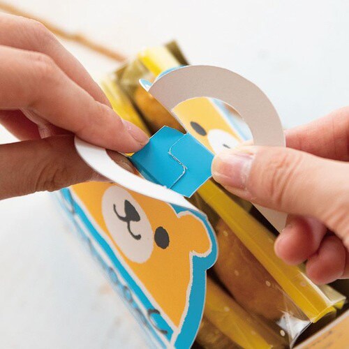 コロコロアニマルダイカットボックス−1/クマ×2