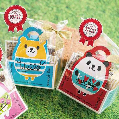 コロコロアニマルダイカットボックス−1/クマ×2