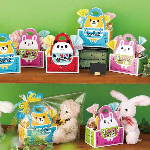 コロコロアニマルダイカットボックス−1/ウサギ×2