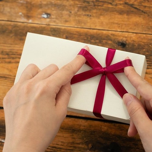 サテンリボンPLUM10mm 1巻×10