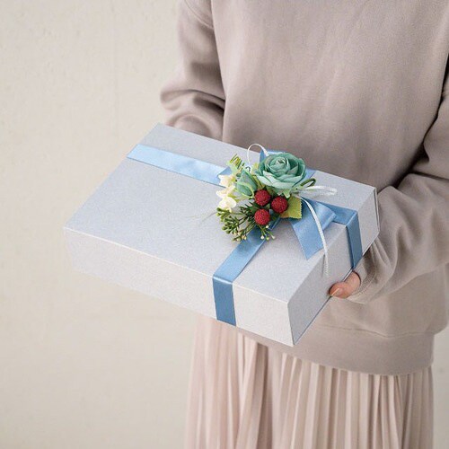 サテンリボンゴムタッグレッド−1 10個×3