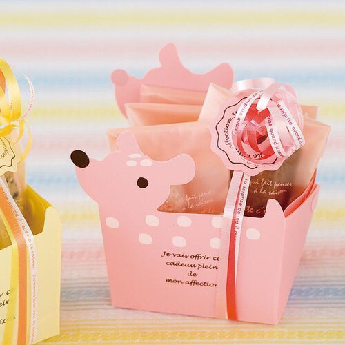 シャープカーリングリボンミックスカラーレッド1×5