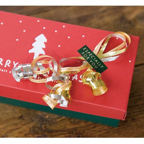 シャープカーリングリボンミックスカラー金5×5