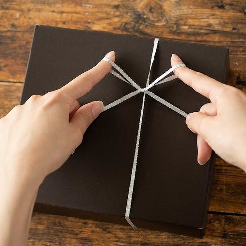 シャインリボンエレガントシルバー3mm 1巻×5