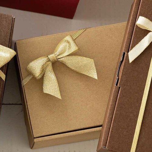 シャインリボンゴムタッグゴールド−1 30個×2