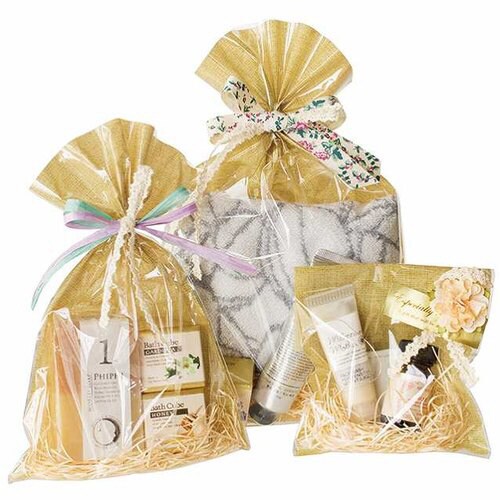 ジュート柄OPPギフトバッグ−3 50枚×5