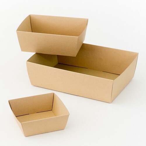 シンプルクオリティペーパーギフトトレイ1 10×2