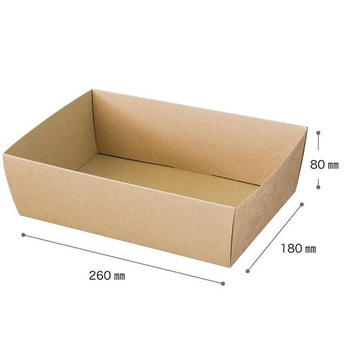 シンプルクオリティペーパーギフトトレイ1 10×2