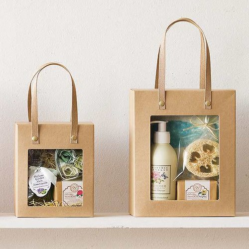 シンプルクオリティ窓付ギフトボックス−M 10枚