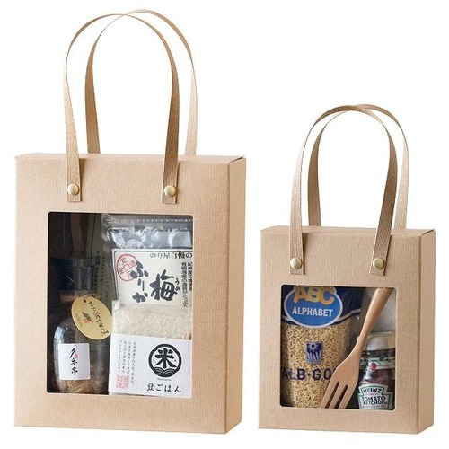 シンプルクオリティ窓付ギフトボックス−M 10枚