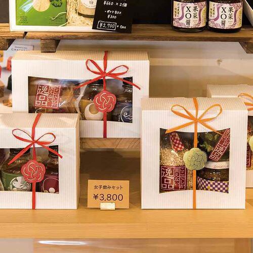 シンプルクオリティ窓付ギフトボックス/白−4×2