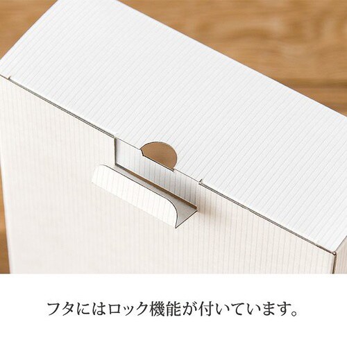 シンプルクオリティ窓付ギフトボックス/白−4×2