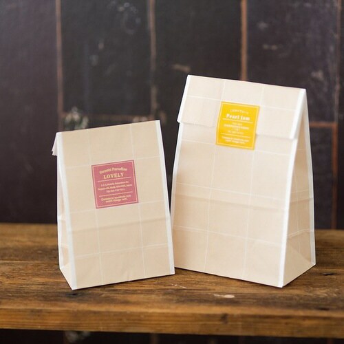 シンプルスクエアペーパーバッグ−7 100枚×3