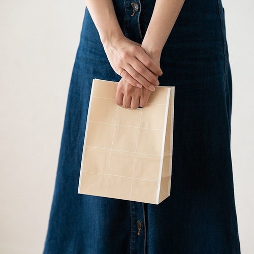 シンプルスクエアプチペーパーバッグ−S 50枚×2