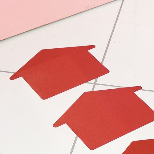 シンプルセールフロアシール−6/矢印 2セット