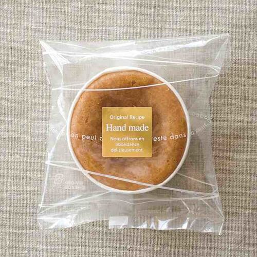 シンプルハンドメイドロールシール−ゴールド×3