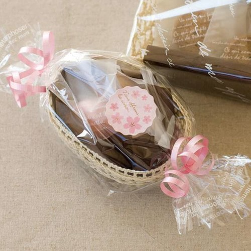 シンプルラインショートOPPロール/文字1 ×2