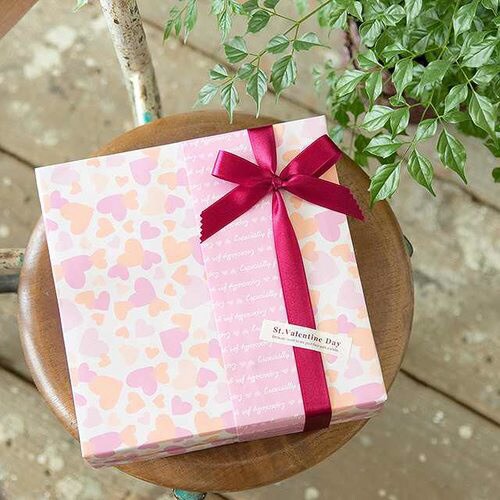 スイートハート包装紙/ピンク 50枚×2