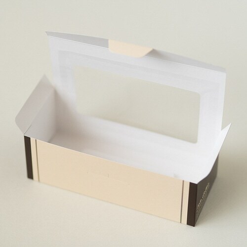 スモーキーアイボリー窓付パウンドボックス−S20枚