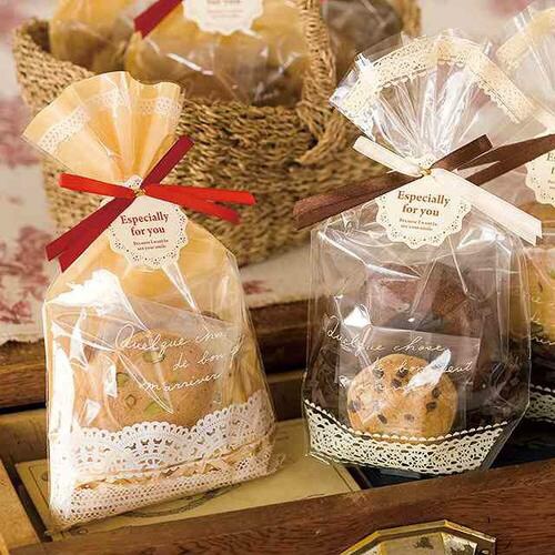 ダブルリボンワイヤータイ−2/ブラウン 10個×5