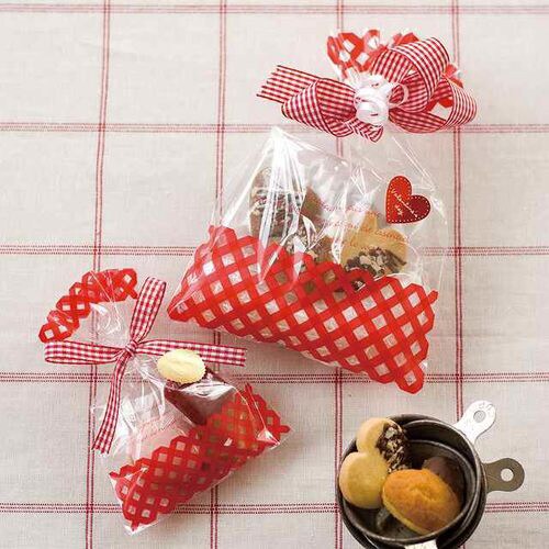 チェックOPPギフトバッグ−3 50枚×5