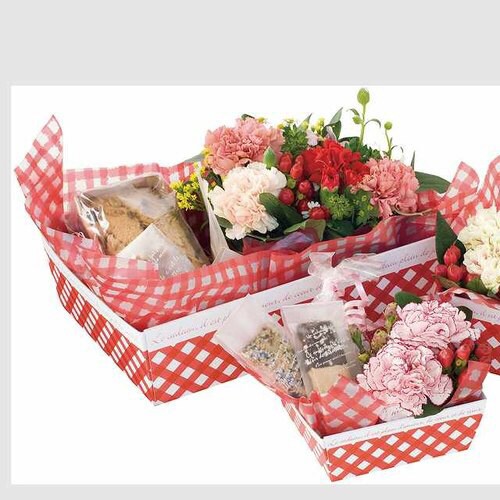 チェックペーパーギフトトレイ−3 20枚×2