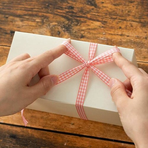 チェックリボンギンガムピンク−3 1巻×3