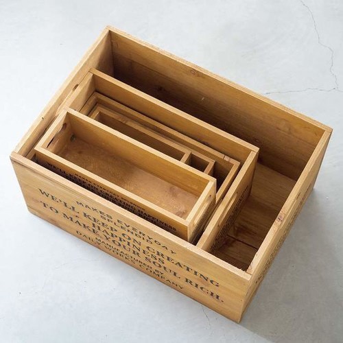 デイリーワークスウッドボックス−L 1個