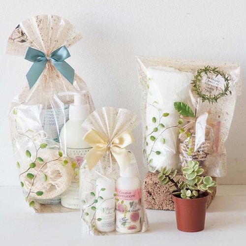 テクスチャーグリーンスタンドバッグ−2 50枚×3