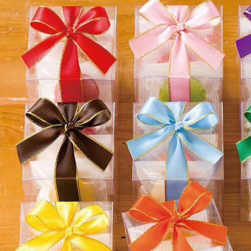 トゥインクルサテンリボンレッド19mm 1巻×5