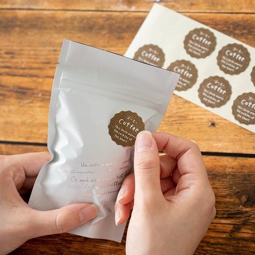 ナチュラルテイスティシール/コーヒー 200枚×5