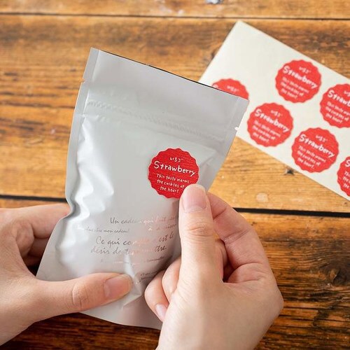 ナチュラルテイスティシール/いちご 200枚×5