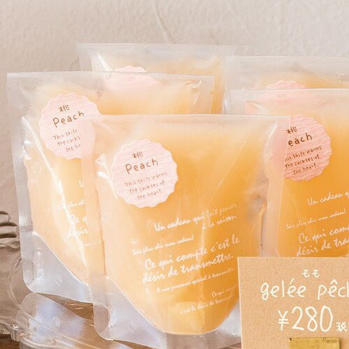 ナチュラルテイスティシール/桃 200枚×5