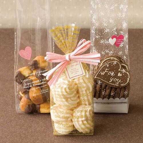 ナチュラルハートシール−ピンク 200枚×5