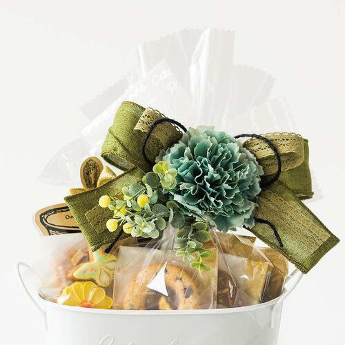 ナチュラルワイヤーリボングリーン−4 1巻×3