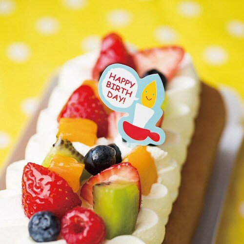 バースデイケーキピック−2 100枚×2