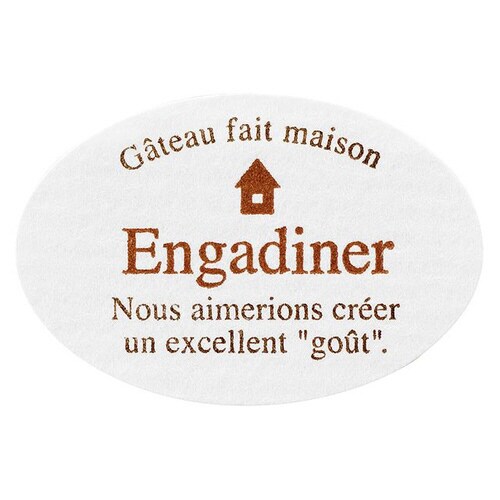 ハンドメイドケーキシール/フロランタン200枚×5