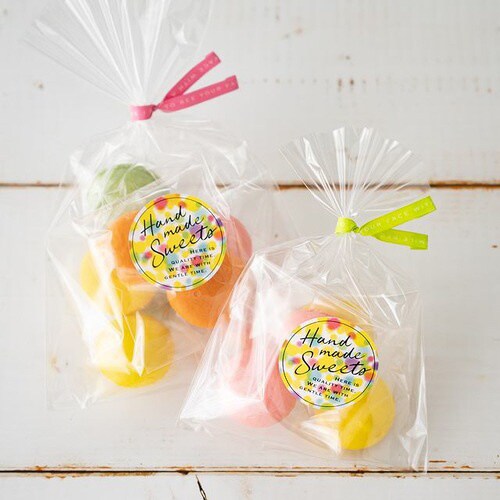 ハンドメイドスイーツシール1/カラフル100枚×5