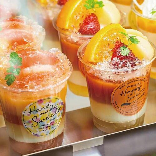 ハンドメイドスイーツシール1/カラフル100枚×5