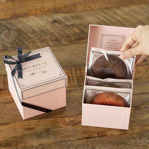 ハンドメイドプリントフラワーベース−13 2個×2