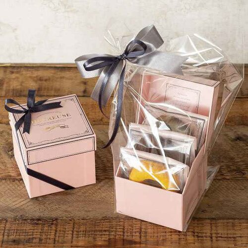 ハンドメイドプリントフラワーベース−13 2個×2