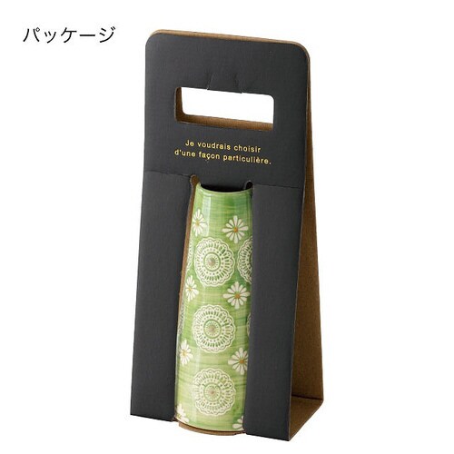 ハンドメイドプリントフラワーベース−5 2個×2