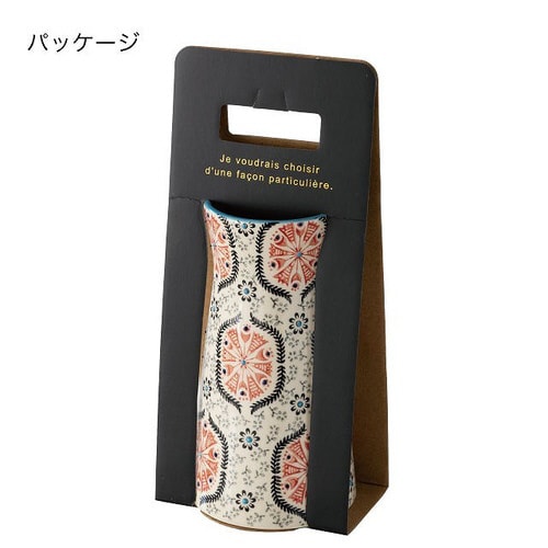 ハンドメイドプリントフラワーベース−8 2個