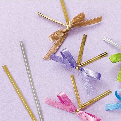 ビニールタイ/ゴールド 1000本×3