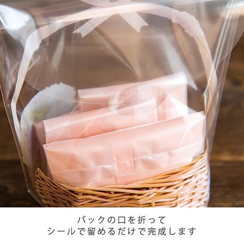 フォトプリントOPPスタンドバッグ/フラワー3×3