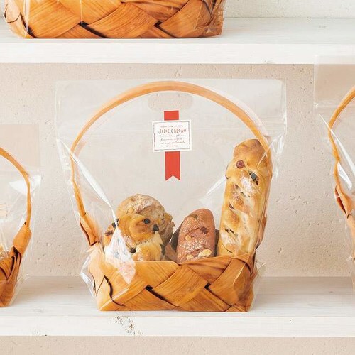 フォトプリントジップ付バッグ/カゴ−M 30枚×2