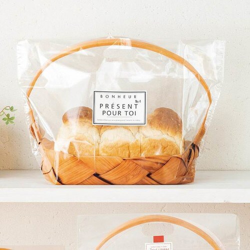 フォトプリントジップ付バッグワイド/カゴ−L30枚