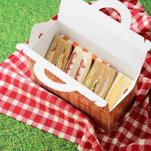 フォトプリントハンドル付ギフトボックス/カゴ−M